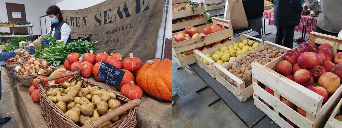 Maraîcher du marché couvert de Ligny le Châtel